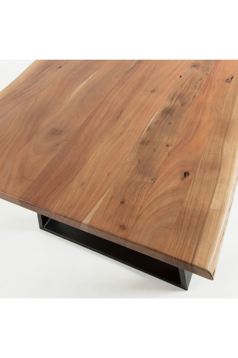 Natural Acacia Rectangular Dining Table M | La Forma Alaia | Woodfurniture.com