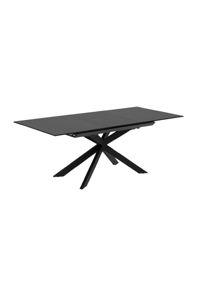 Rectangular Glass Extendable Table | La Forma Atminda | Woodfurniture.com