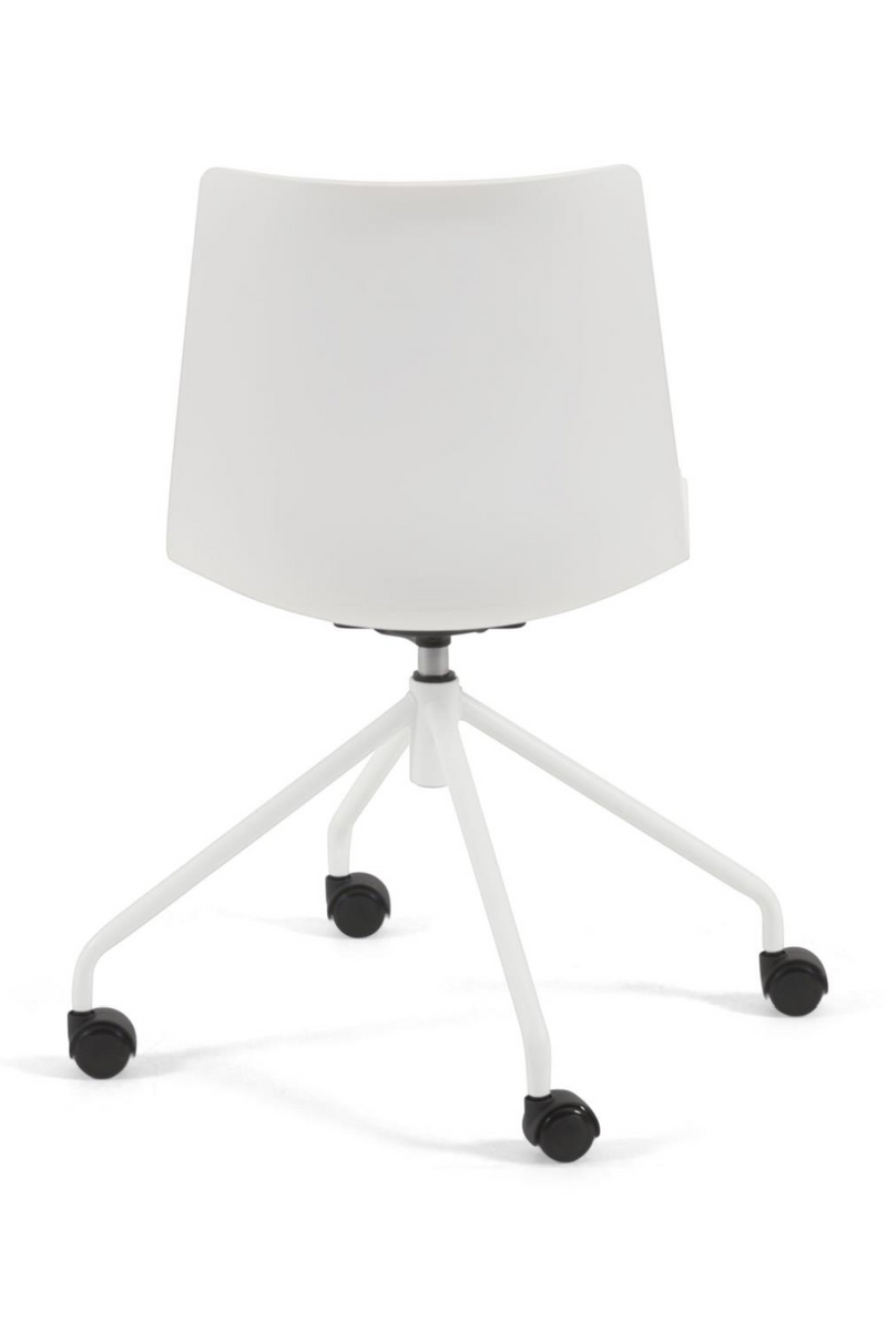 Scandi Wheeled Desk Chair (2) | La Forma Ralfi | Woodfurniture.com