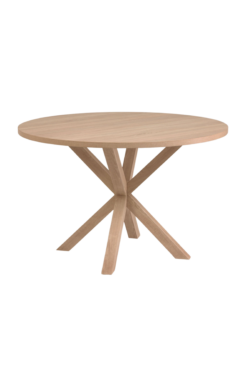 Wooden Round Table | La Forma Full Argo | Wood Furniture