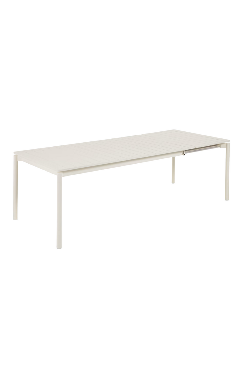 White Extendable Outdoor Table | La Forma Zaltana | Woodfurniture.com