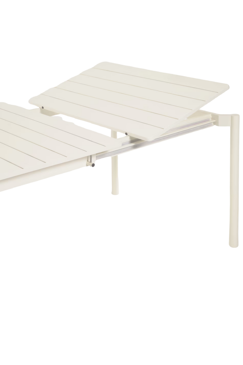 White Extendable Outdoor Table | La Forma Zaltana | Woodfurniture.com