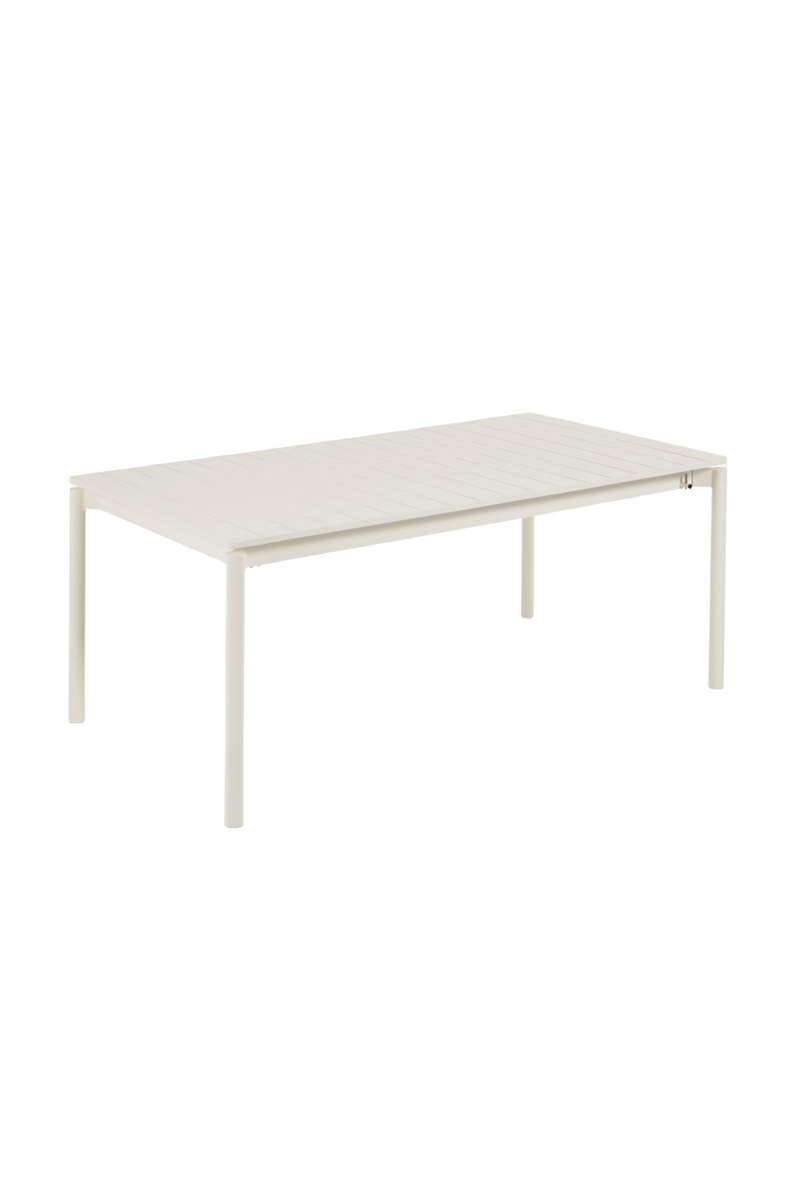 White Extendable Outdoor Table | La Forma Zaltana | Woodfurniture.com