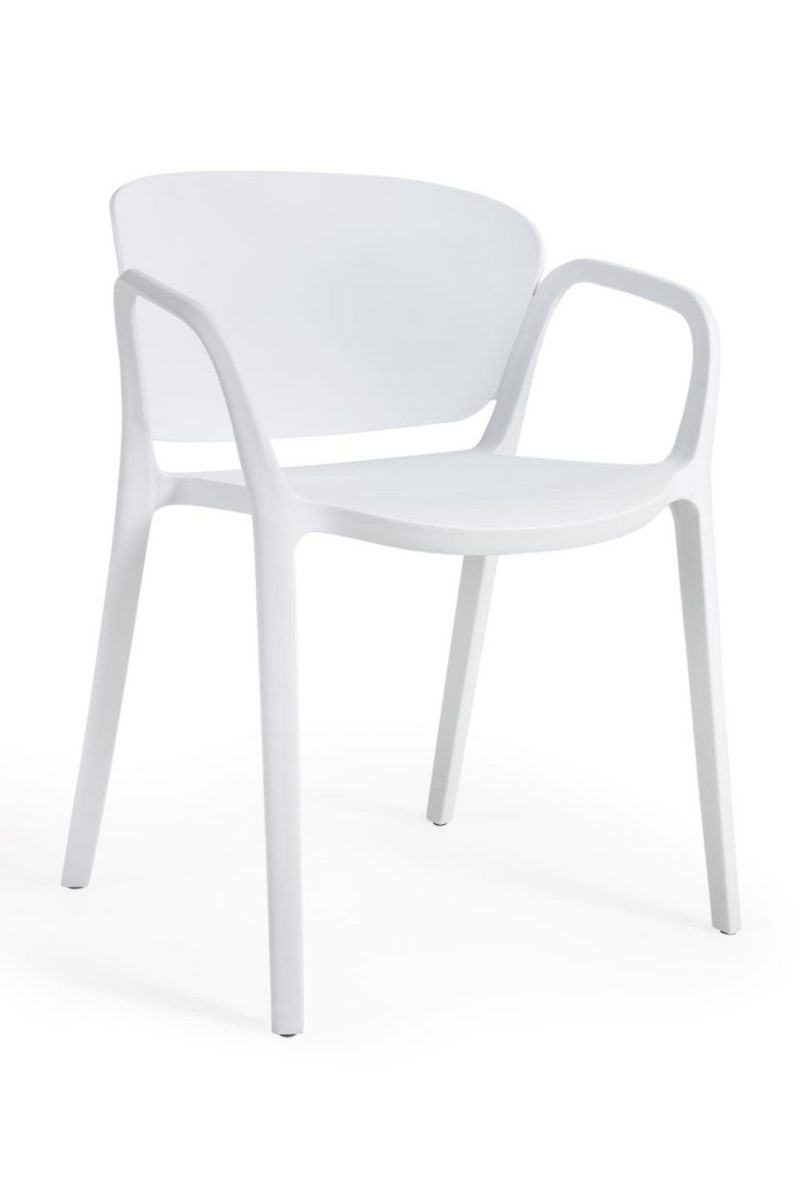 Molded Stackable Garden Armchair (4) | La Forma Ania | Woodfurniture.com