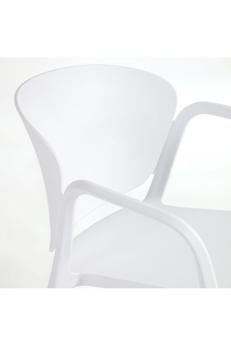 Molded Stackable Garden Armchair (4) | La Forma Ania | Woodfurniture.com