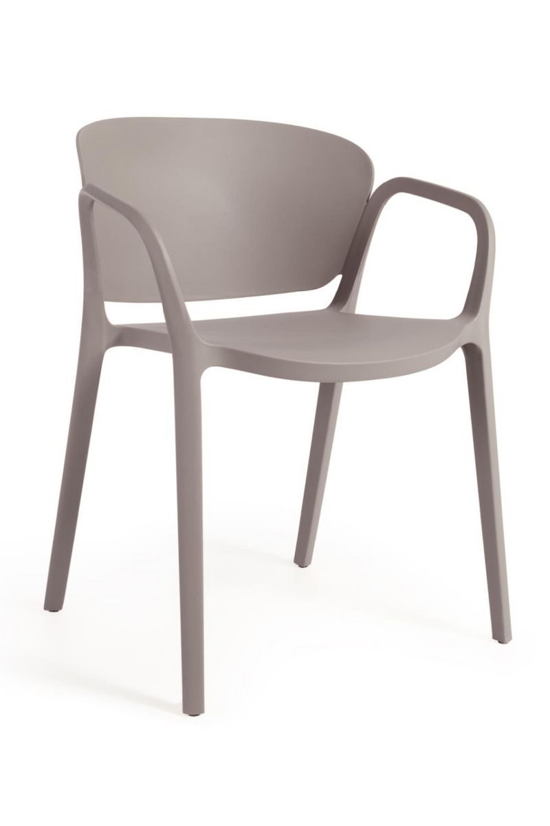 Molded Stackable Garden Armchair (4) | La Forma Ania | Woodfurniture.com