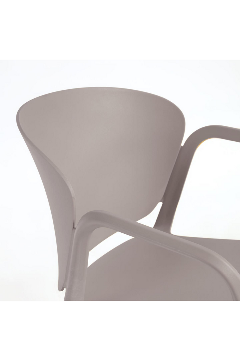 Molded Stackable Garden Armchair (4) | La Forma Ania | Woodfurniture.com