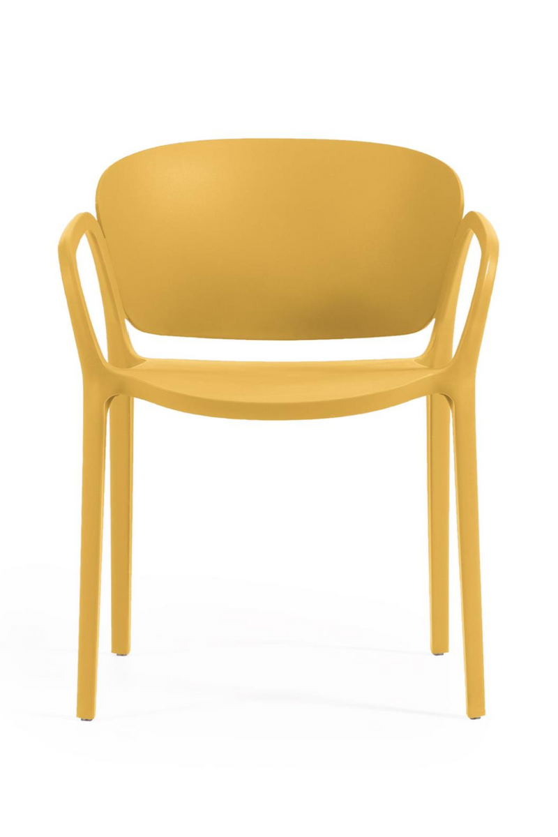 Molded Stackable Garden Armchair (4) | La Forma Ania | Woodfurniture.com