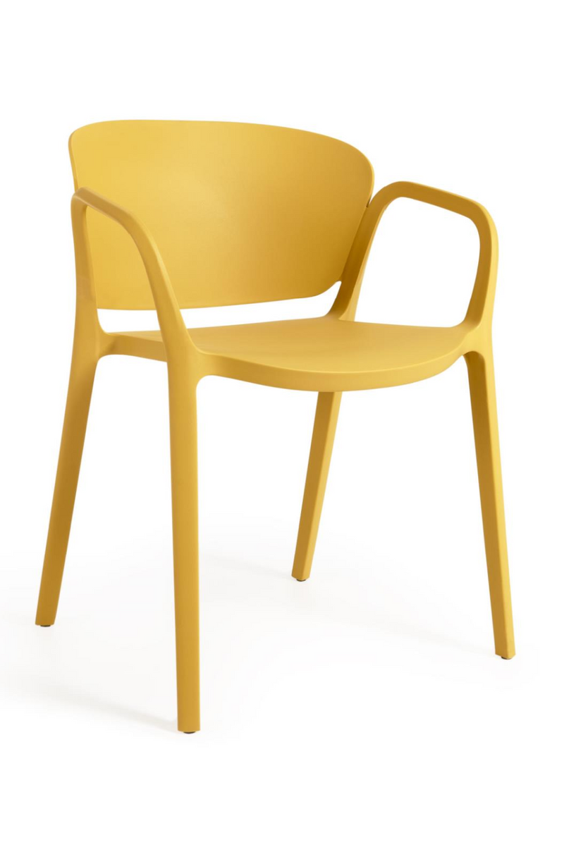 Molded Stackable Garden Armchair (4) | La Forma Ania | Woodfurniture.com