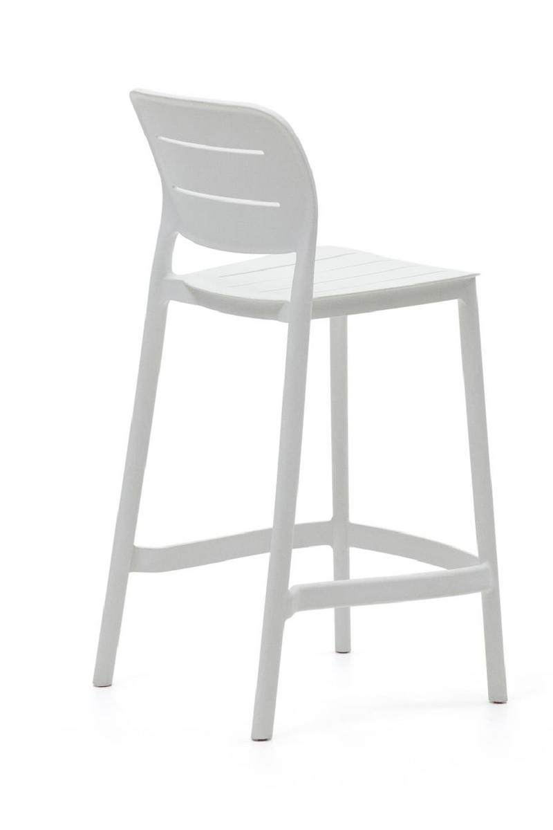 Molded Outdoor Stool (4) | La Forma Morella | Woodfurniture.com