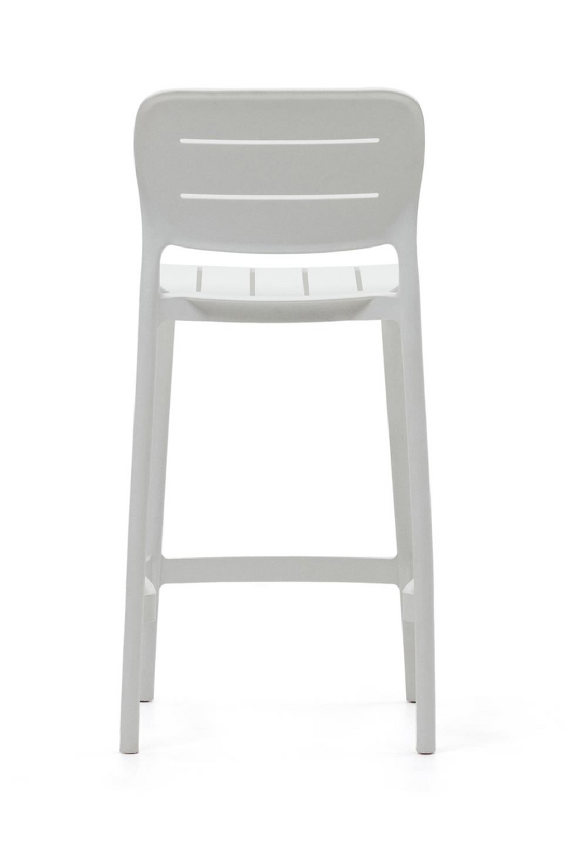 Molded Outdoor Stool (4) | La Forma Morella | Woodfurniture.com