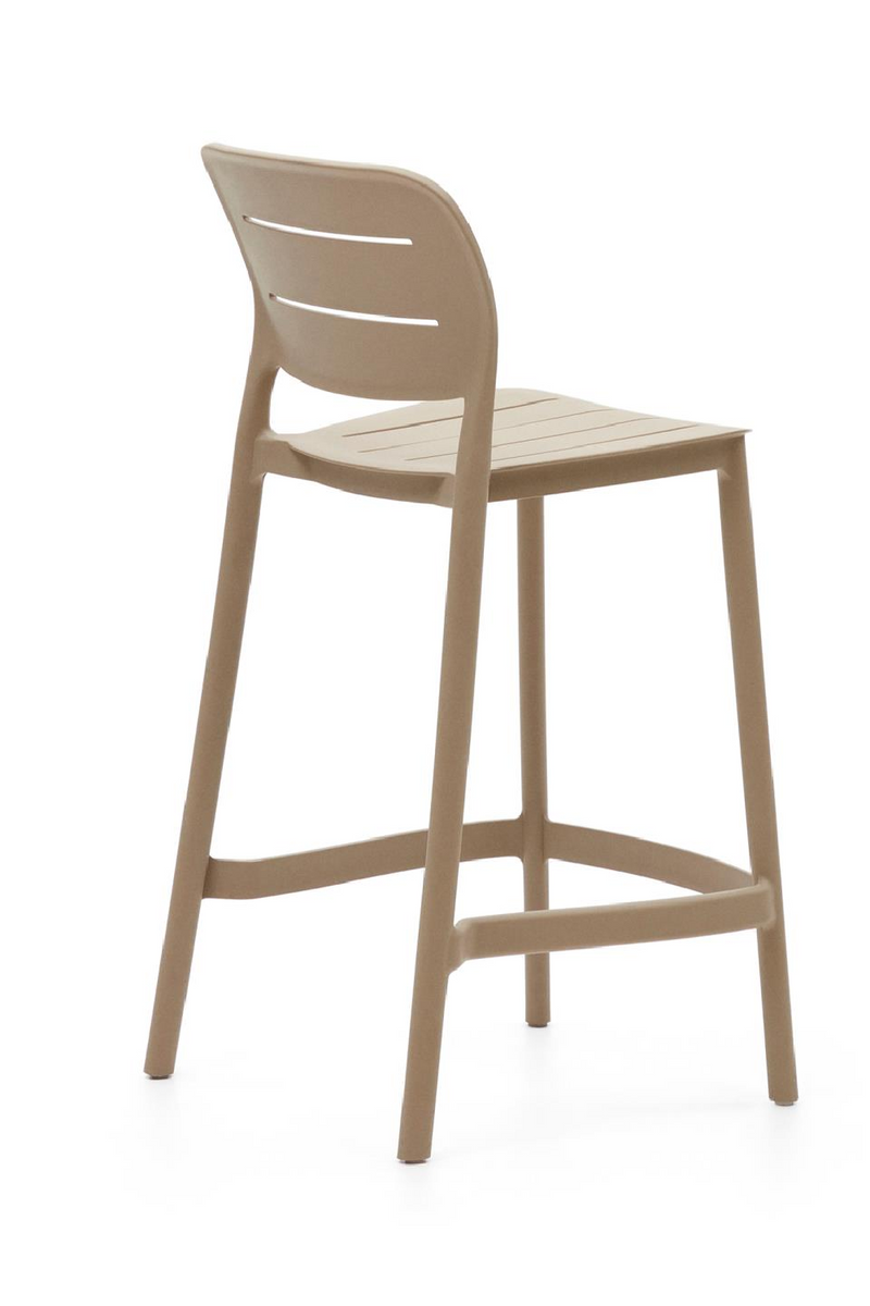 Molded Outdoor Stool (4) | La Forma Morella | Woodfurniture.com