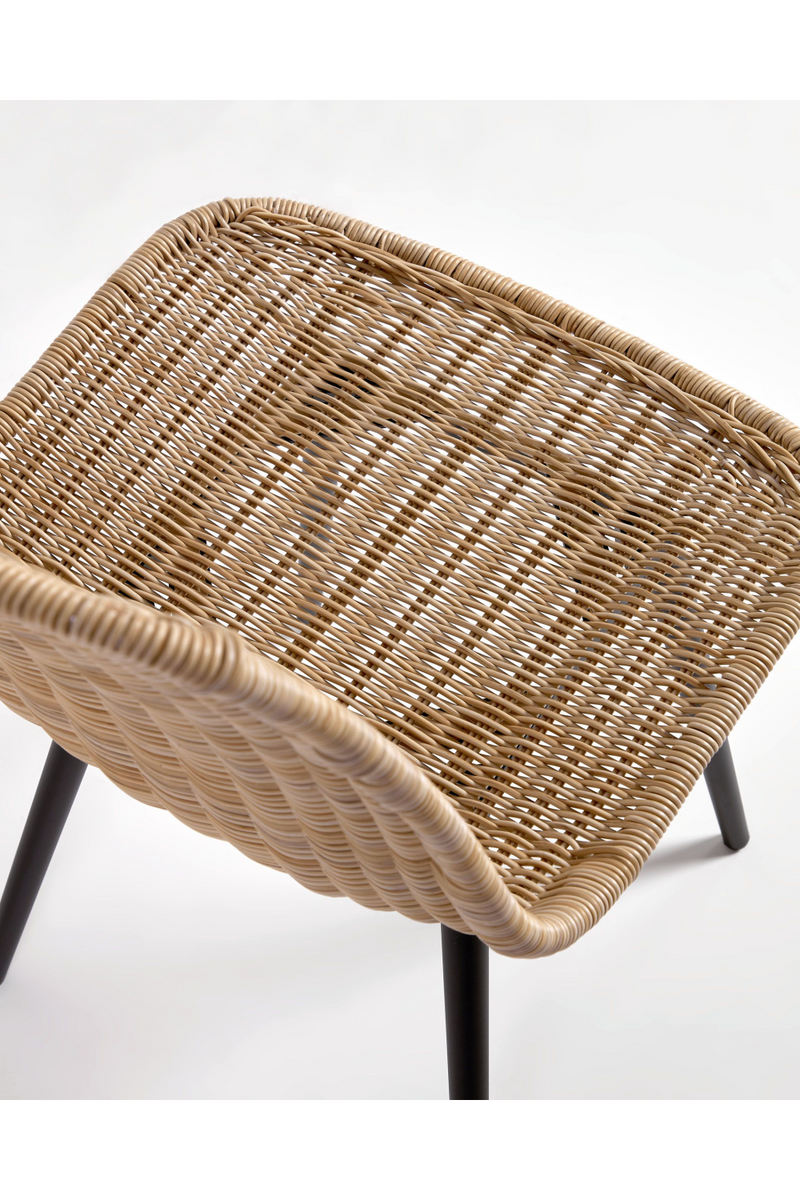 Minimalist Rattan Outdoor Chairs (4) | La Forma Equal | Oroatrade.com