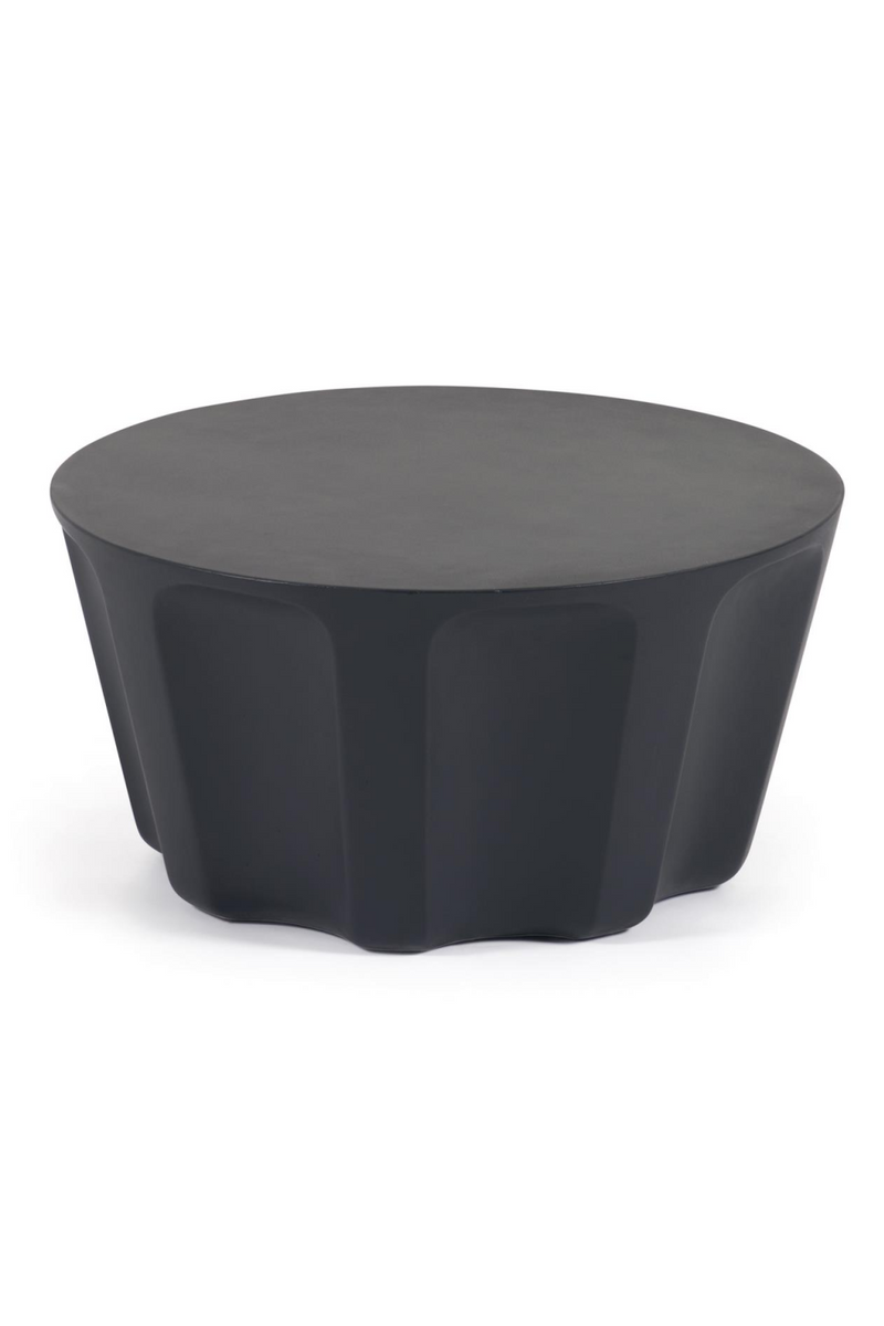 Black Concrete Outdoor Coffee Table | La Forma Vilandra | Woodfurniture.com