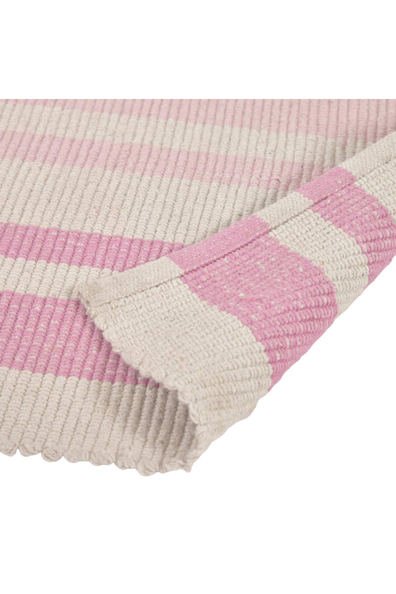 Multicolored Stripes Cotton Outdoor Rug 5' x 7'5" | La Forma Marilina | Woodfurniture.com