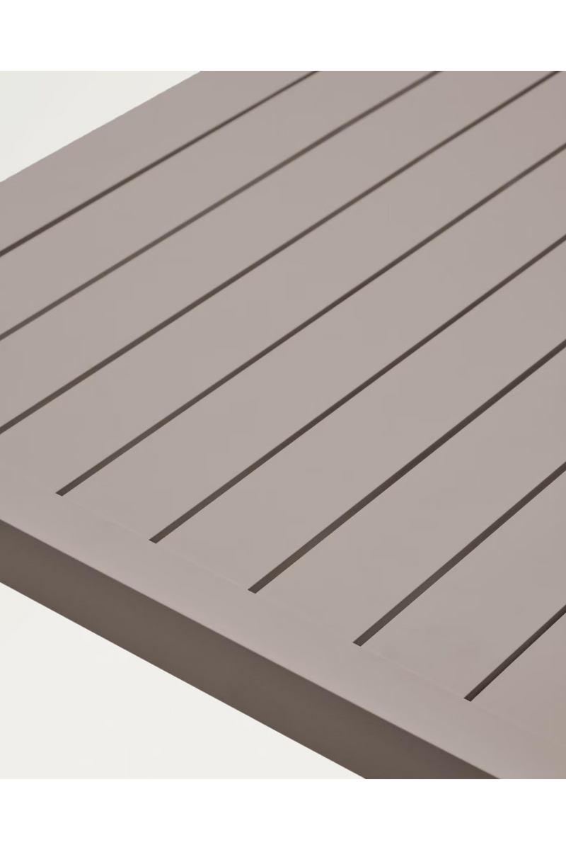 Brown Aluminum Outdoor Table | La Forma Culip | Woodfurniture.com