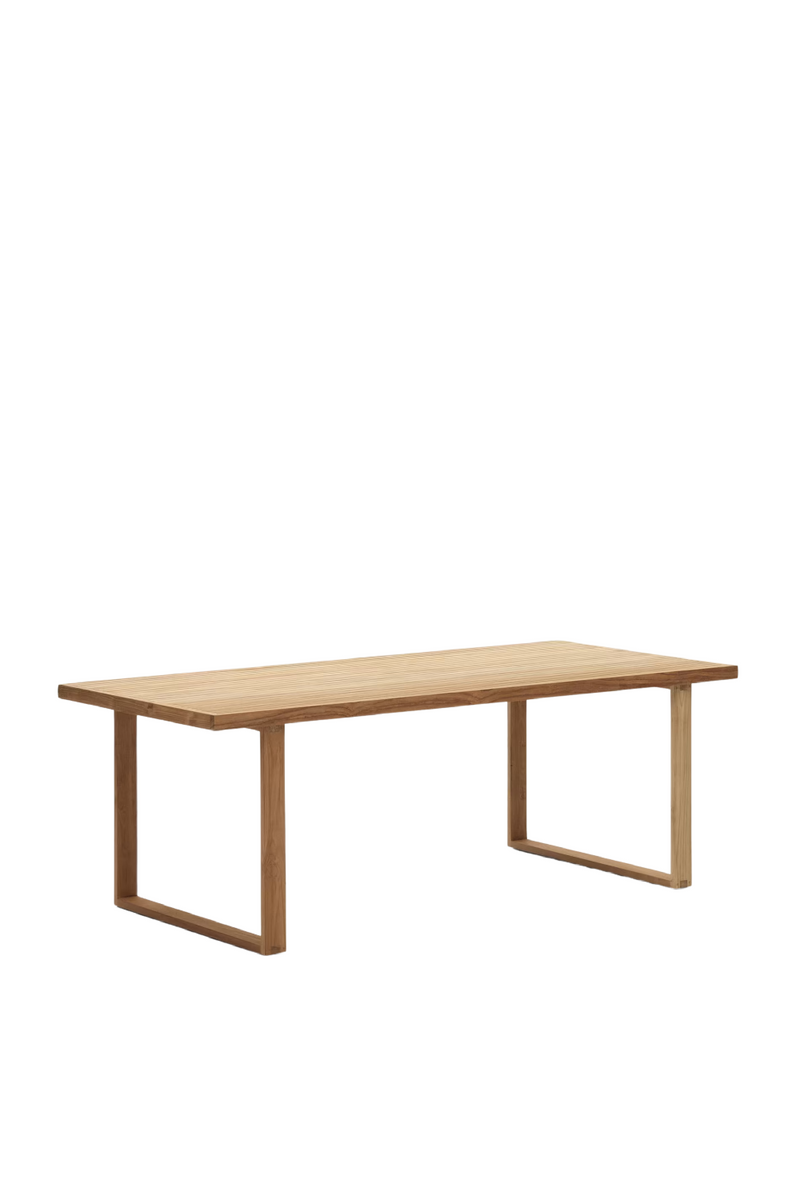 Solid Teak Outdoor Table | La Forma Canadell | Woodfurniture.com