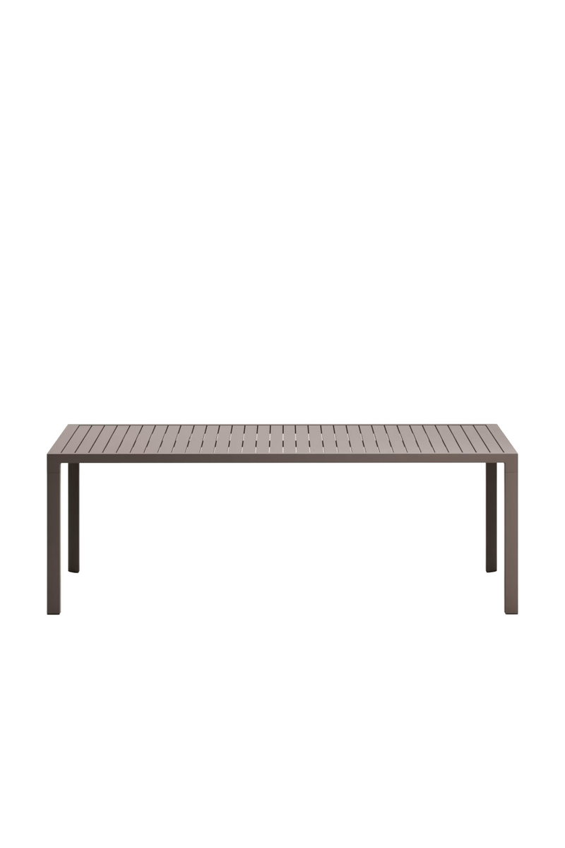 Brown Aluminum Outdoor Table | La Forma Culip | Woodfurniture.com
