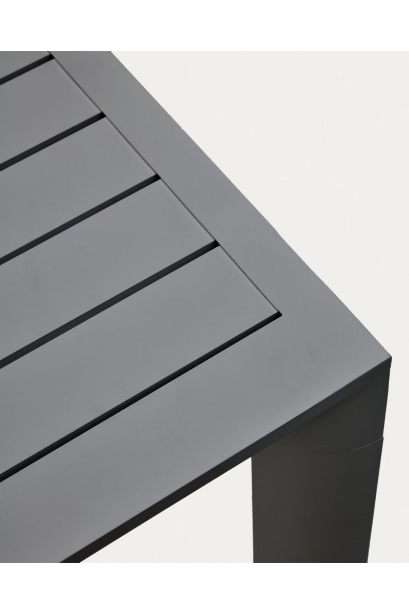Gray Aluminum Outdoor Table | La Forma Culip | Woodfurniture.com