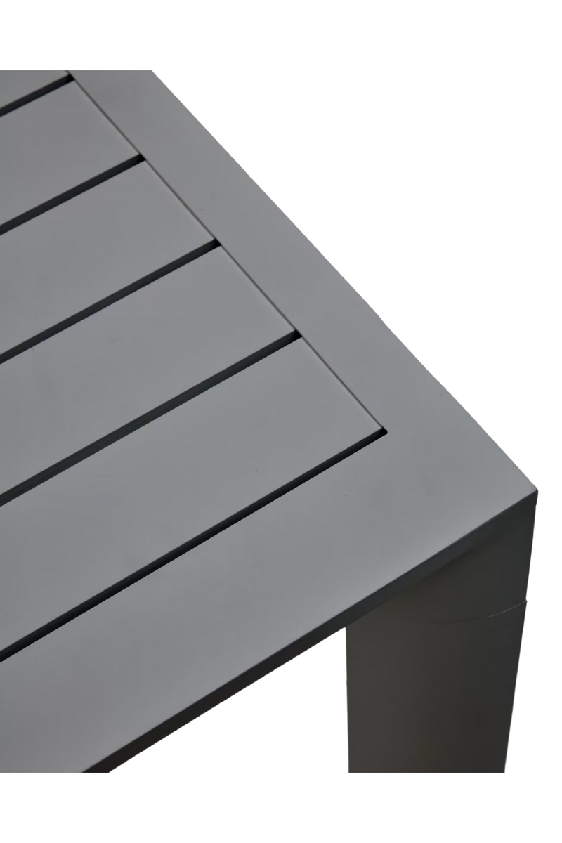 Slatted Aluminum Outdoor Bar Table | La Forma Culip | Woodfurniture.com
