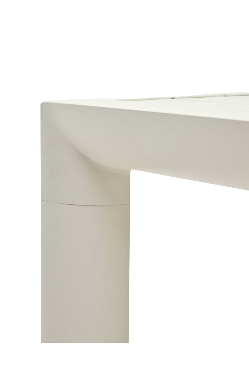Slatted Aluminum Outdoor Bar Table | La Forma Culip | Woodfurniture.com