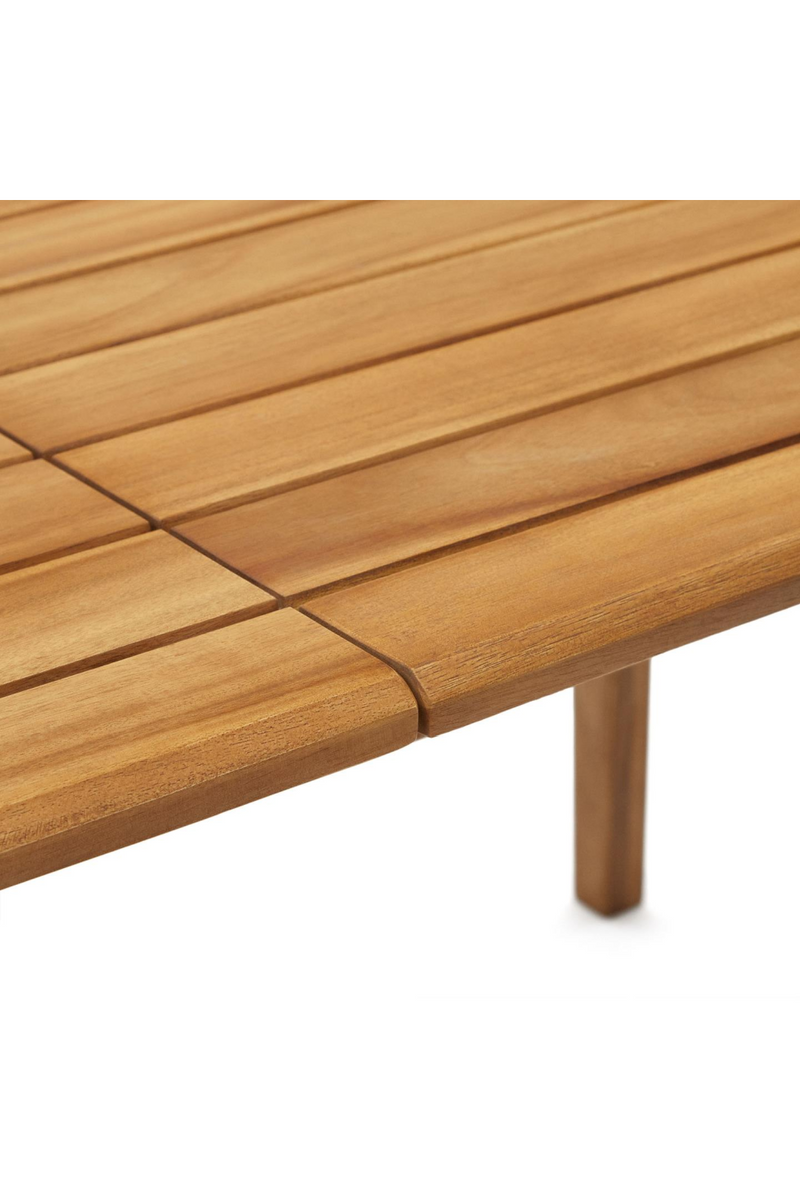 Solid Acacia Extendable Outdoor Table | La Forma Thianna | Woodfurniture.com