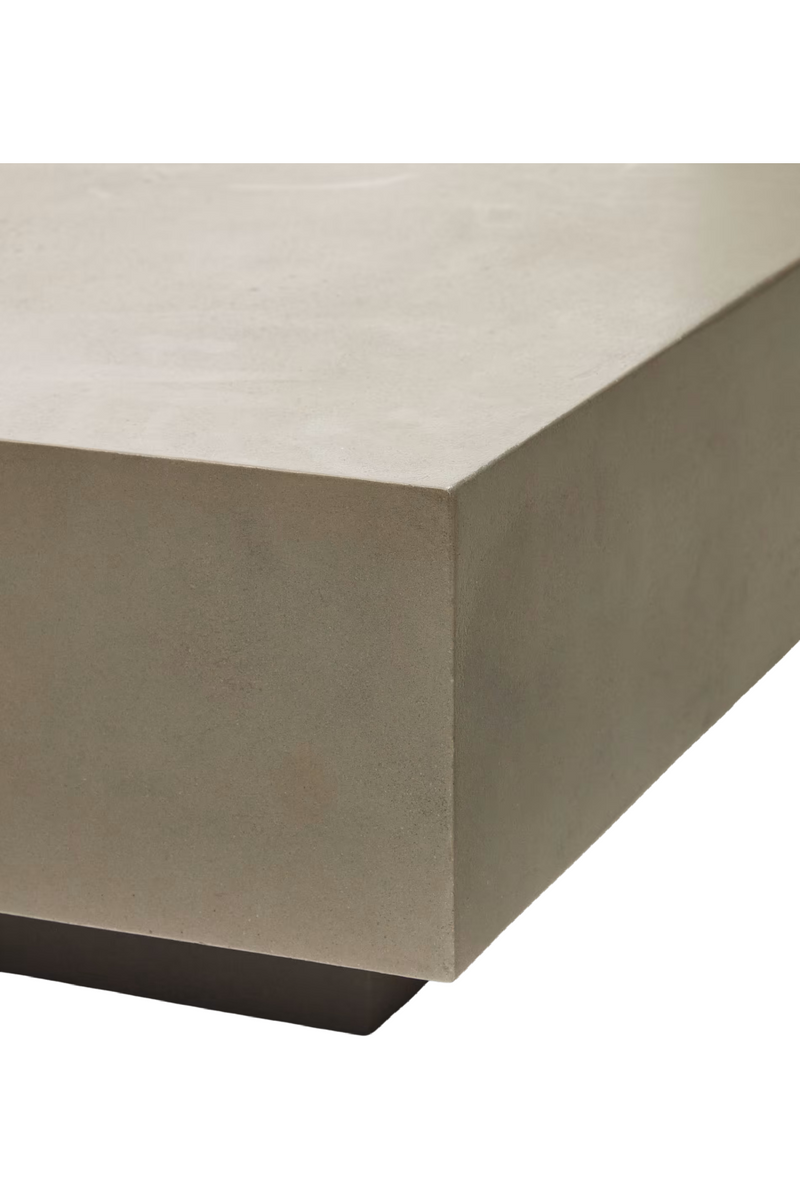Cement Outdoor Coffee Table | La Forma Rustella | Woodfurniture.com