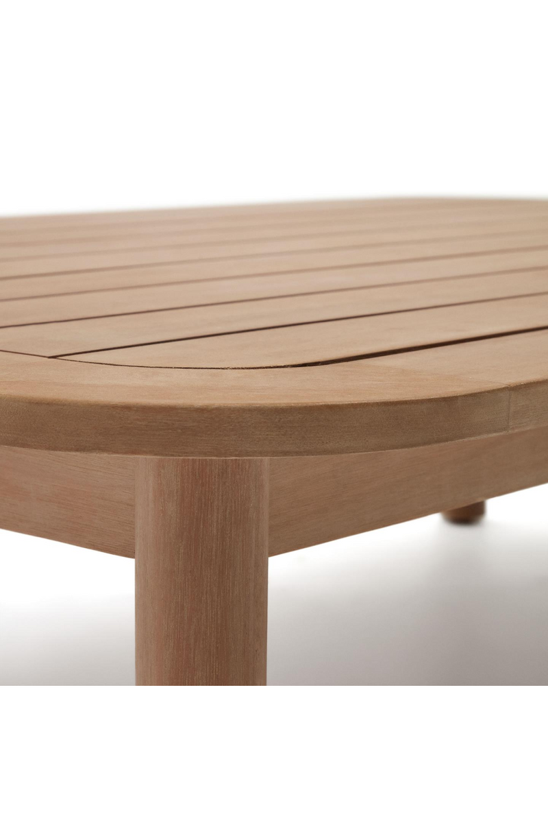 Slatted Eucalyptus Outdoor Coffee Table | La Forma Sacova | Woodfurniture.com