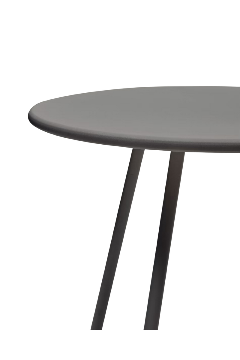 Round Steel Outdoor Table | La Forma Montjoi | Woodfurniture.com