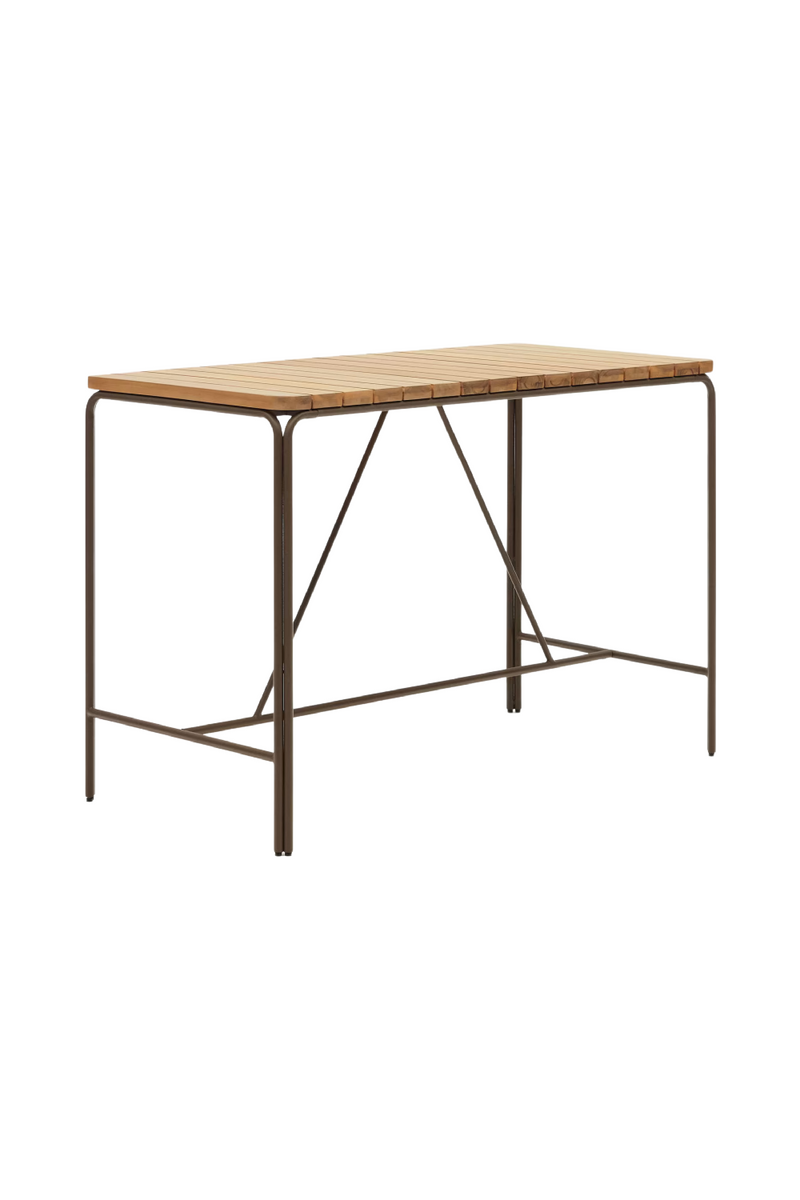Solid Acacia Outdoor Bar Table | La Forma Salguer | Woodfurniture.com