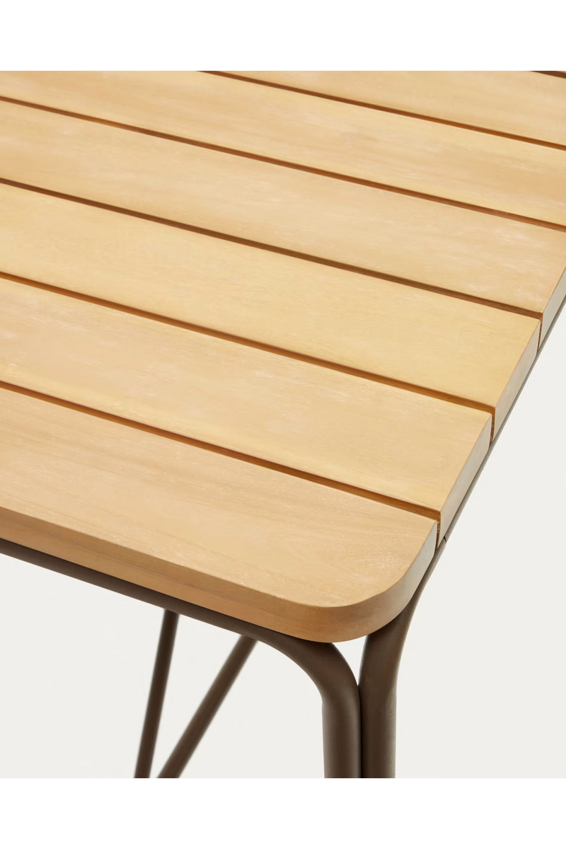 Solid Acacia Outdoor Bar Table | La Forma Salguer | Woodfurniture.com