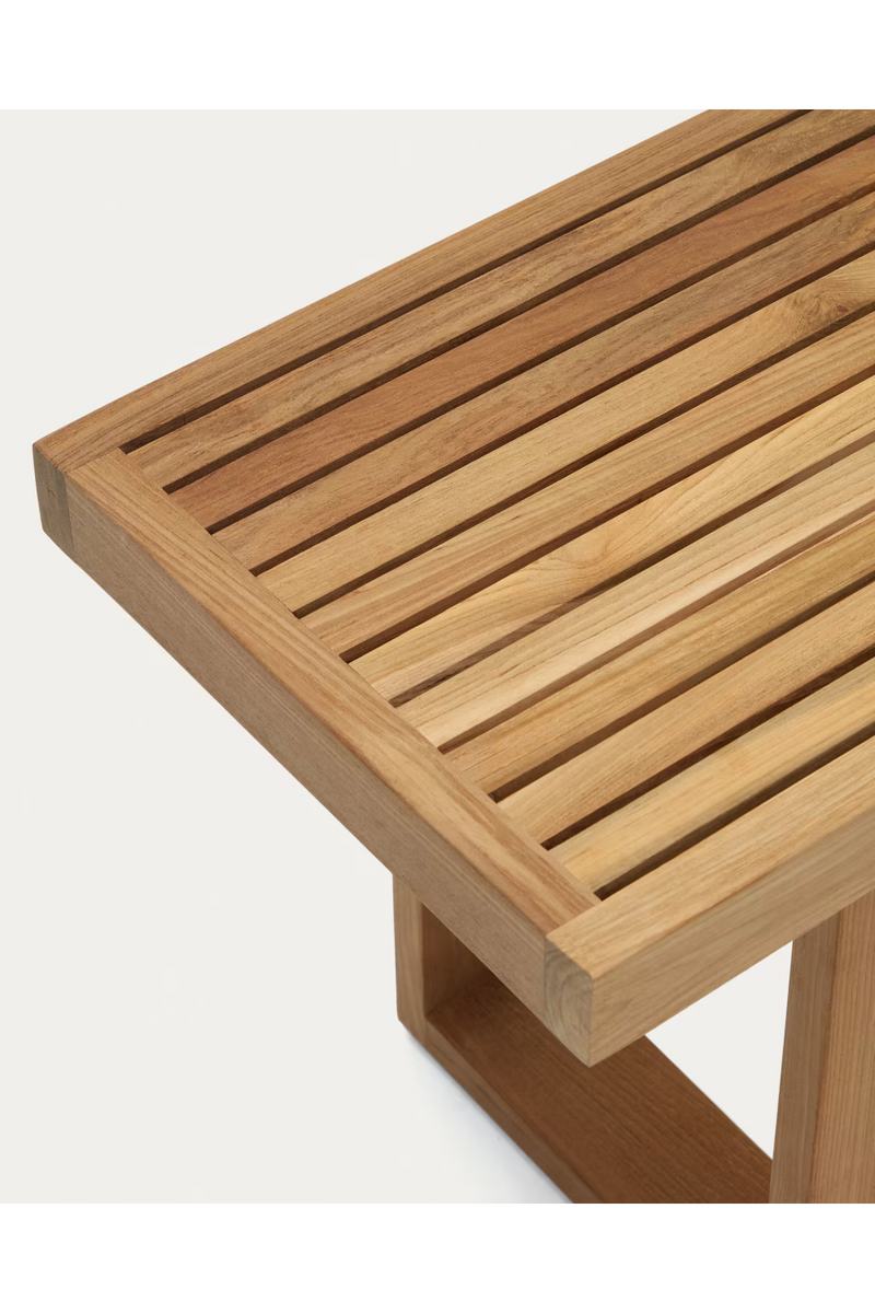Solid Teak Outdoor Bench | La Forma Canadell | Woodfurniture.com