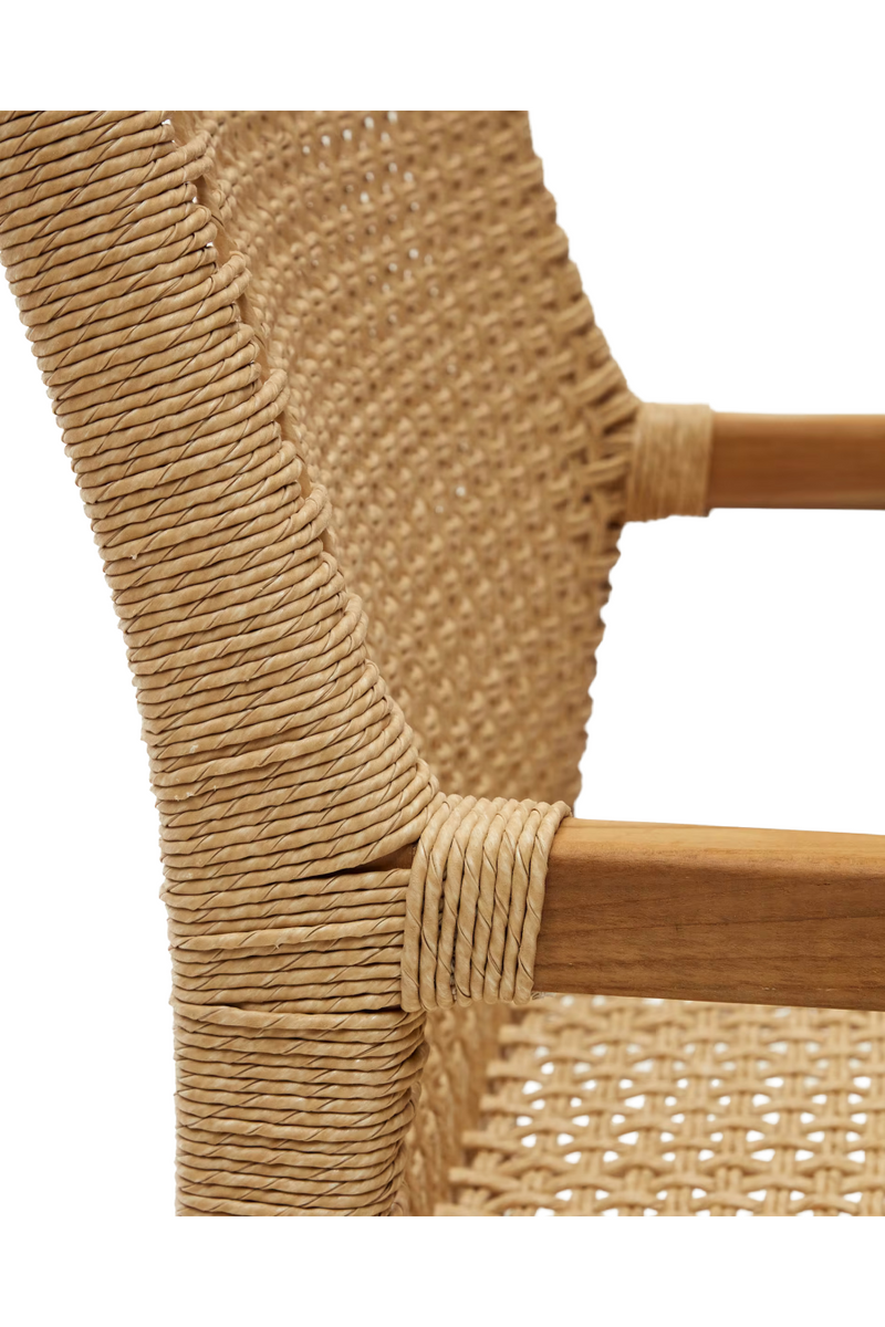 Woven Rattan Accent Armchair | La Forma Sabolla | Woodfurniture.com