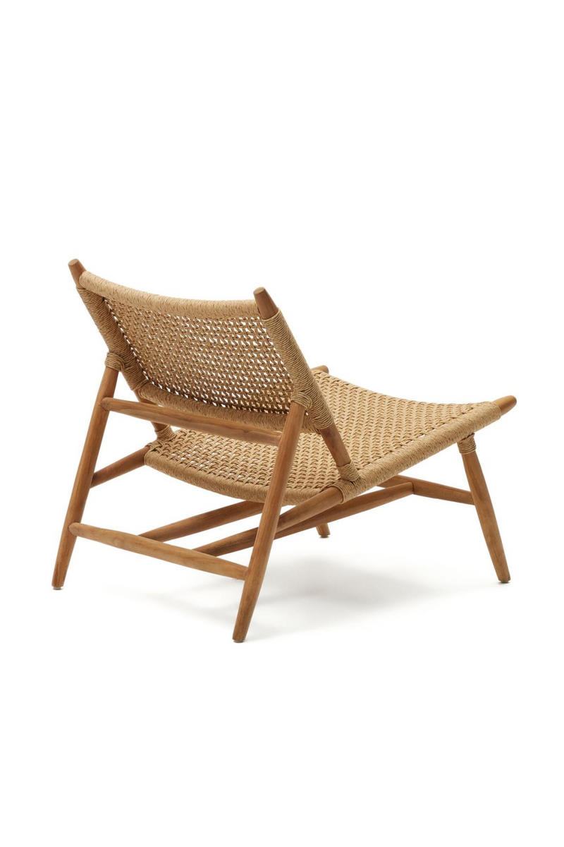 Solid Teak Outdoor Lounge Chair | La Forma Codolar | Woodfurniture.com