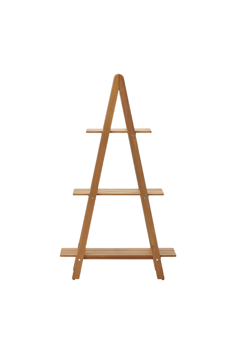 Acacia Outdoor Ladder Shelf | La Forma Victora | Woodfurniture.com