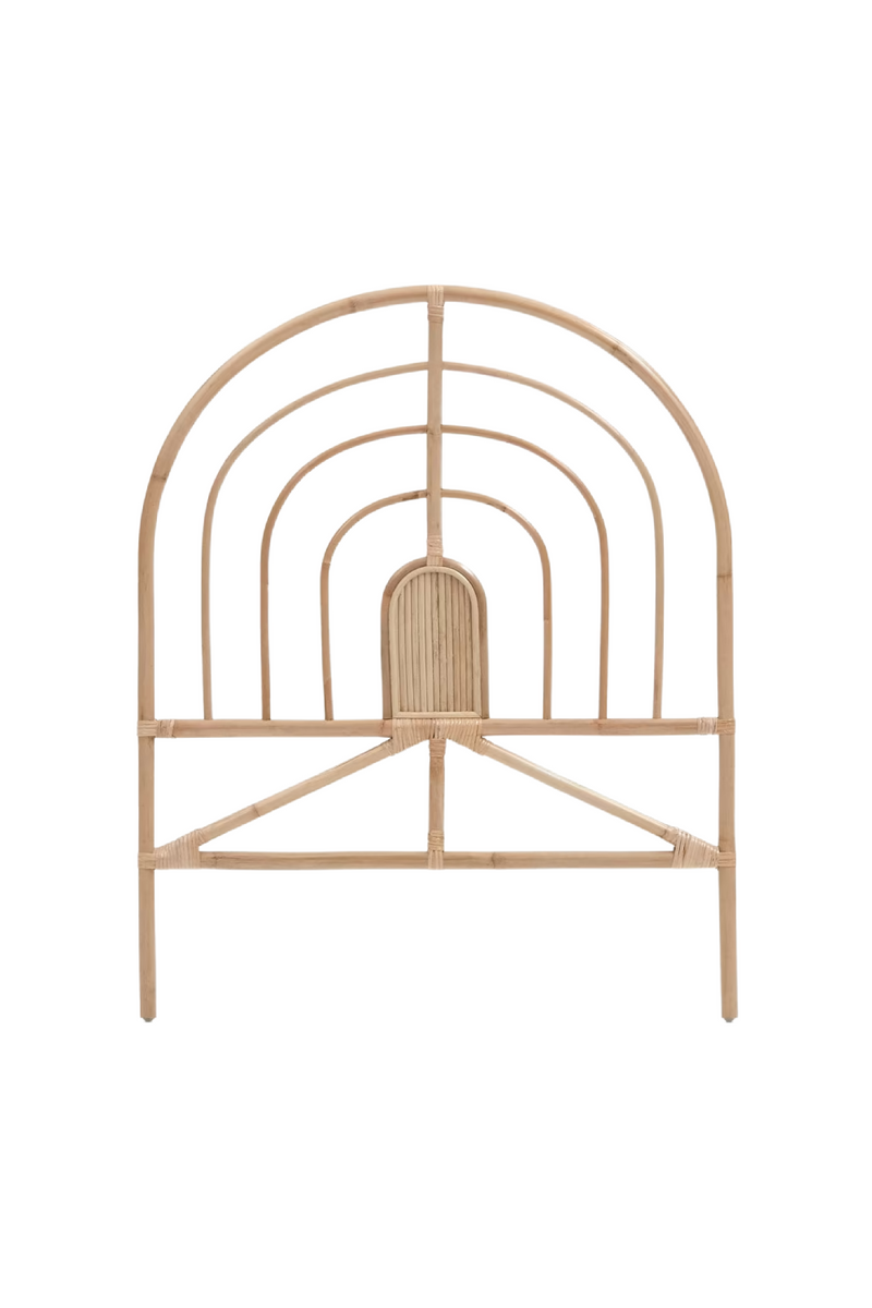 Natural Rattan Arched Headboard | La Forma Sundberg | Woodfurniture.com