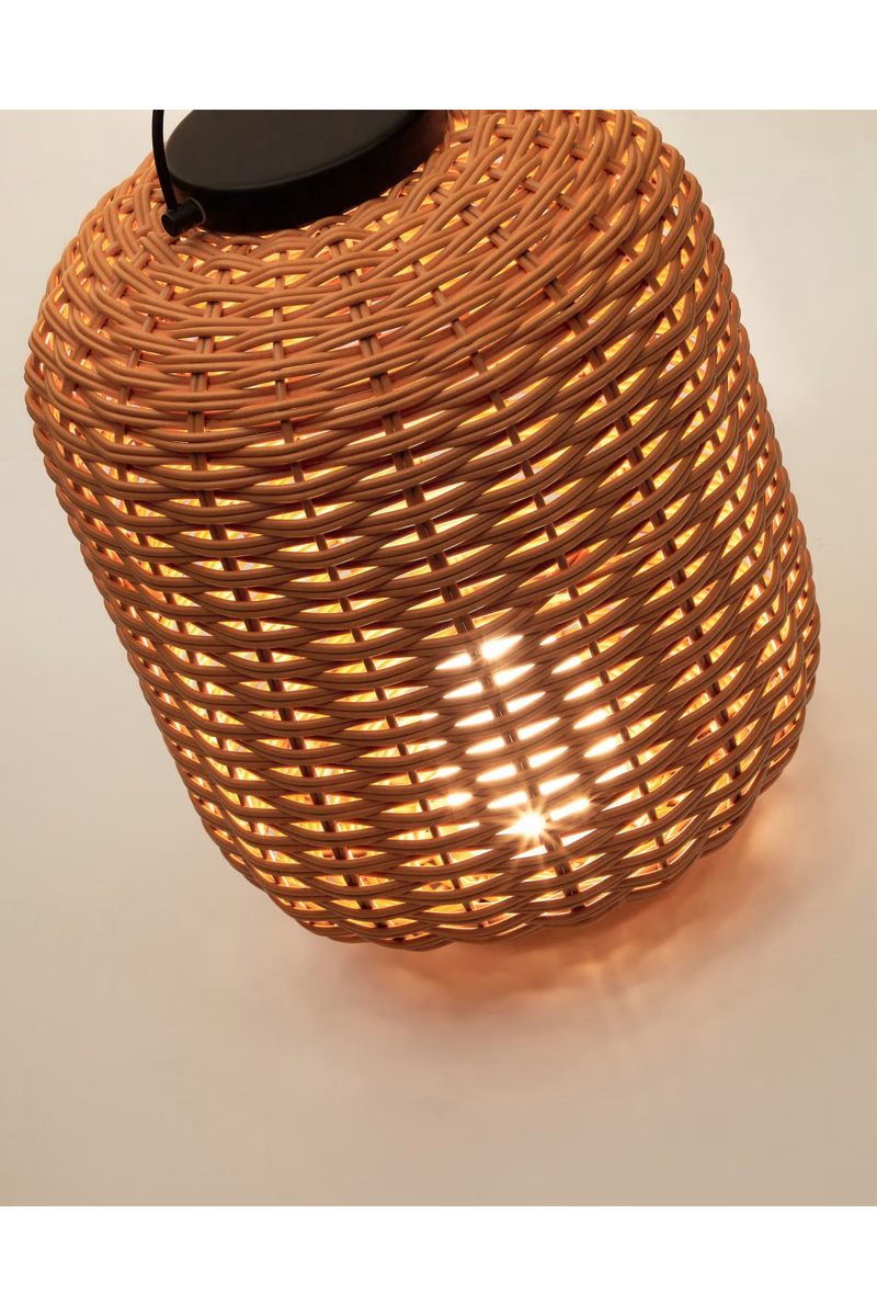 Rattan Portable Outdoor Table Lamp | La Forma Saranella | Woodfurniture.com