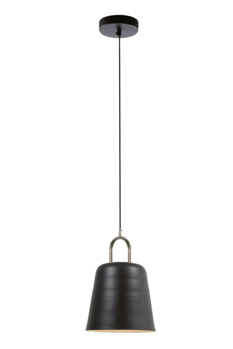 Black Metal Bell Ceiling Lamp | La Forma Daian | Woodfurniture.com