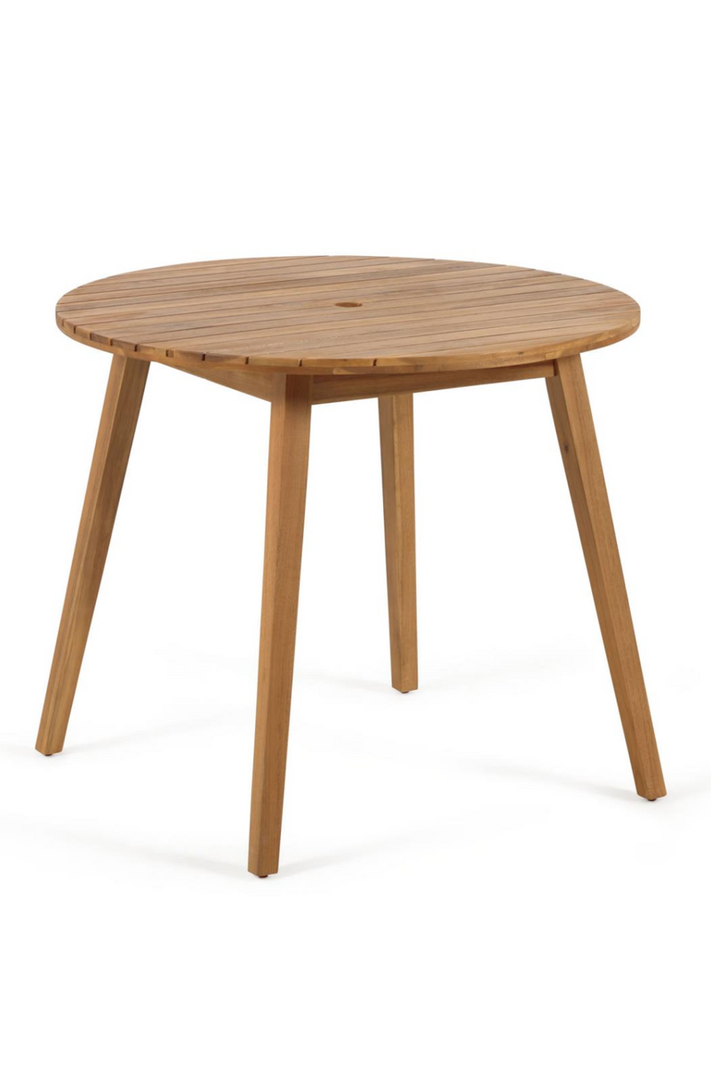 Round Wooden Outdoor Table | La Forma Vilma | Woodfurniture.com