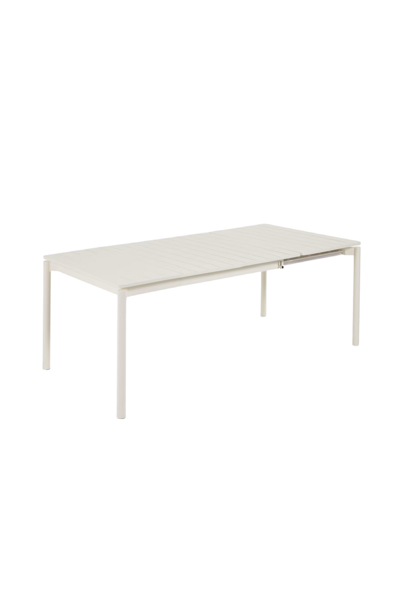 White Extendable Outdoor Table | La Forma Zaltana | Woodfurniture.com