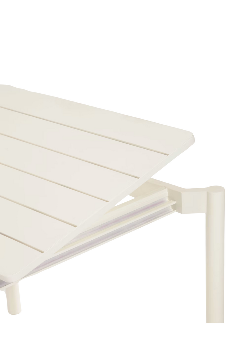 White Extendable Outdoor Table | La Forma Zaltana | Woodfurniture.com