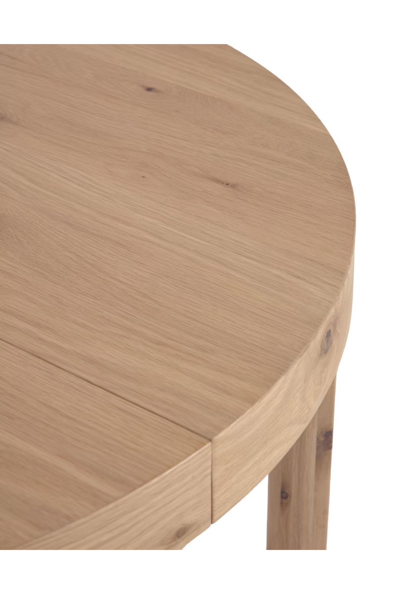 Round Wooden Extendable Table | La Forma Colleen | Woodfurniture.com