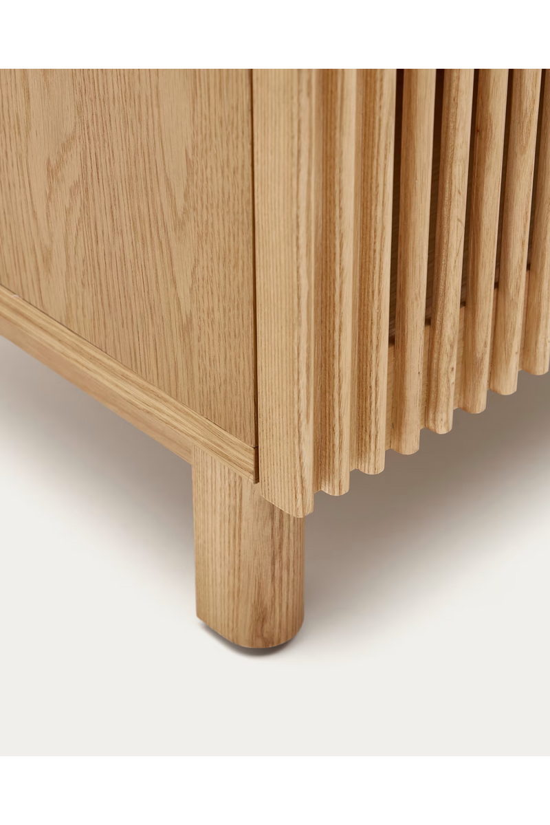 Solid Ash Wood Bedside Table | La Forma Beyla | Woodfurniture.com