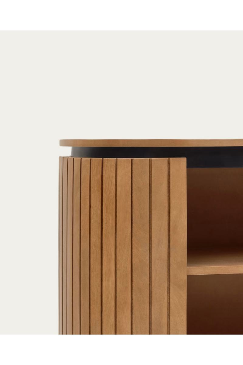 Mango Wood Modern Shelf | La Forma Licia | Woodfurniture.com