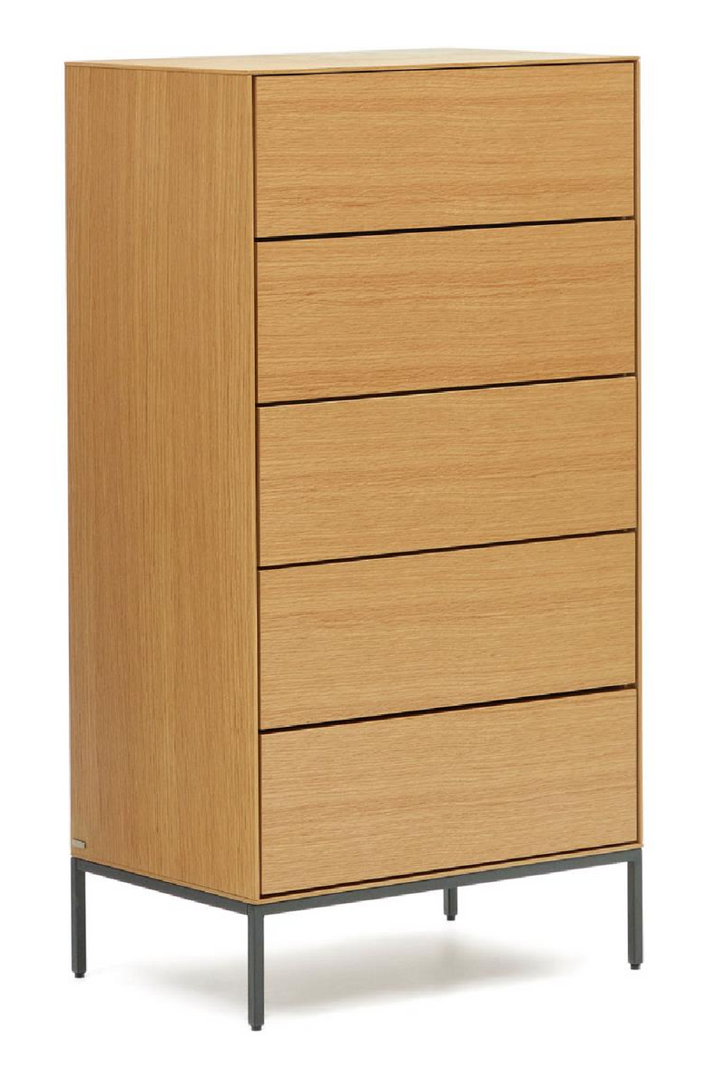 Japandi Style Chest of 5 Drawers | La Forma Vedrana | Woodfurniture.com