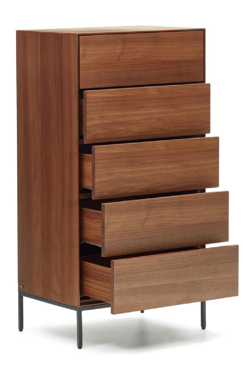 Japandi Style Chest of 5 Drawers | La Forma Vedrana | Woodfurniture.com