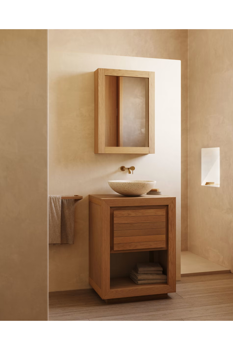 Scandi Style Bathroom Cabinet | La Forma Saula | Woodfurniture.com