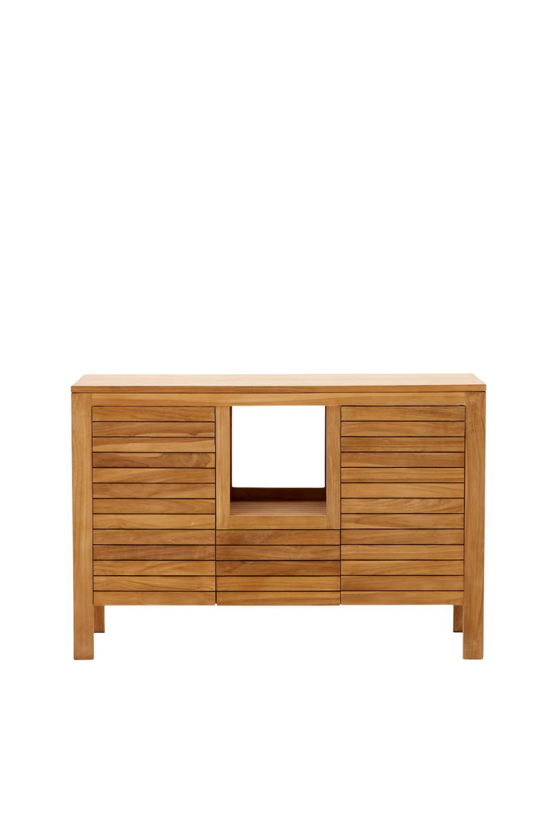 Solid Teak Bathroom Cabinet | La Forma Neria | Woodfurniture.com