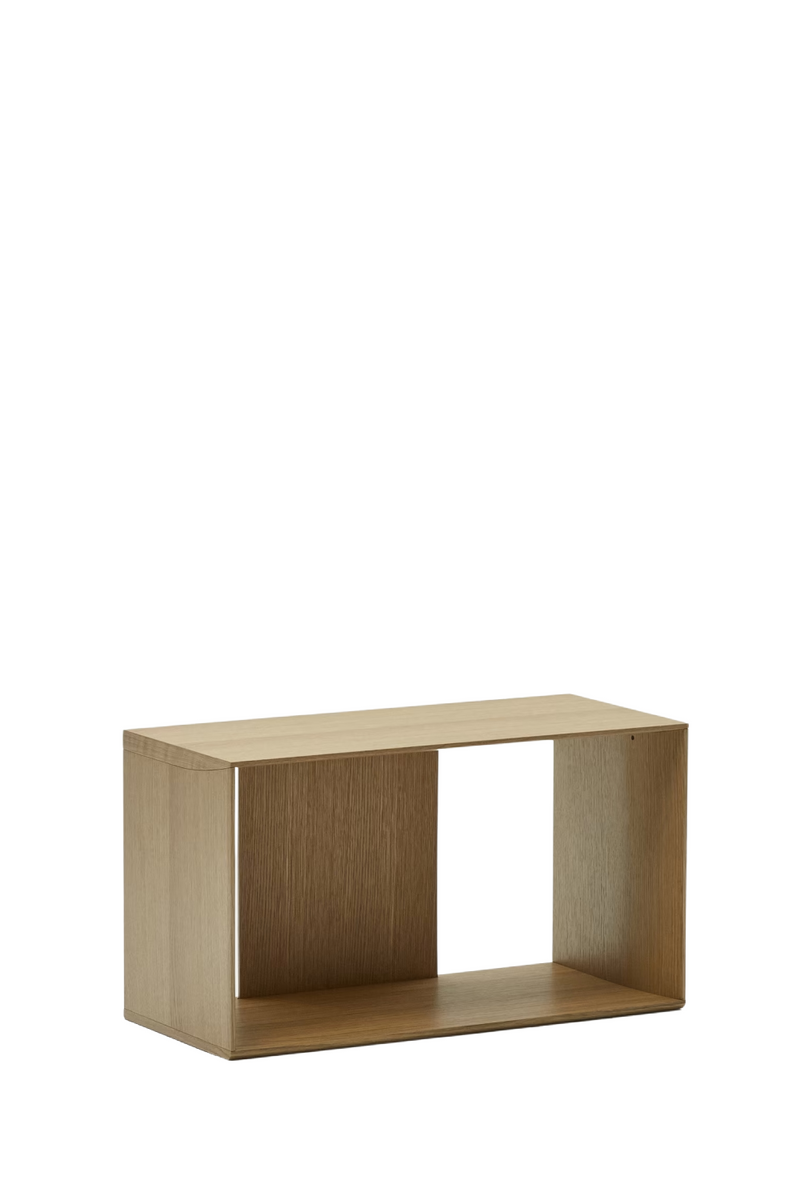 Natural Oak Shelf Module | La Forma Litto | Woodfurniture.com