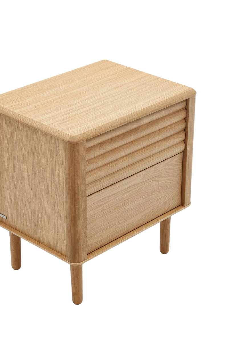 Japandi Style Bedside Table | La Forma Lenon | Woodfurniture.com